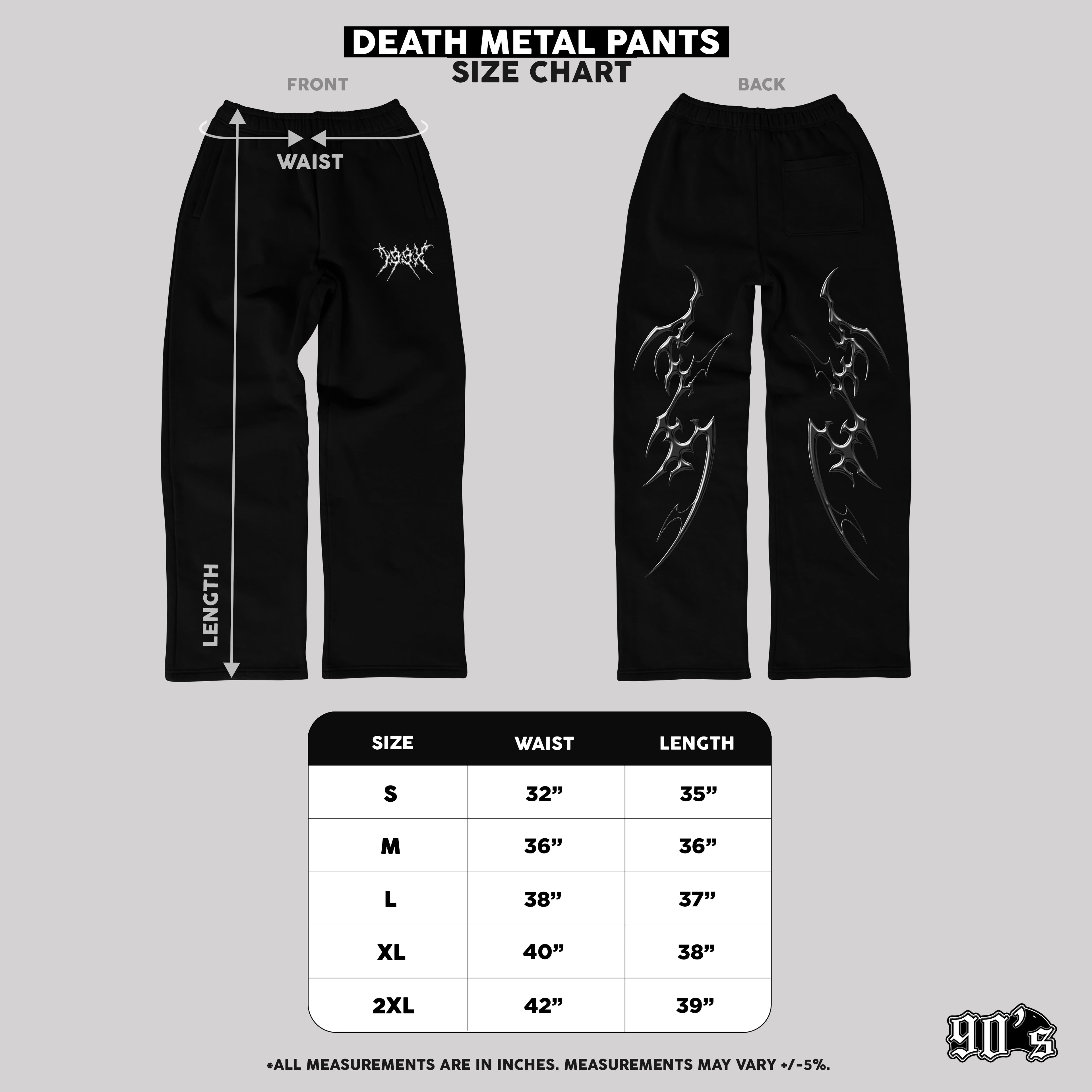 'DEATH METAL' PANTS