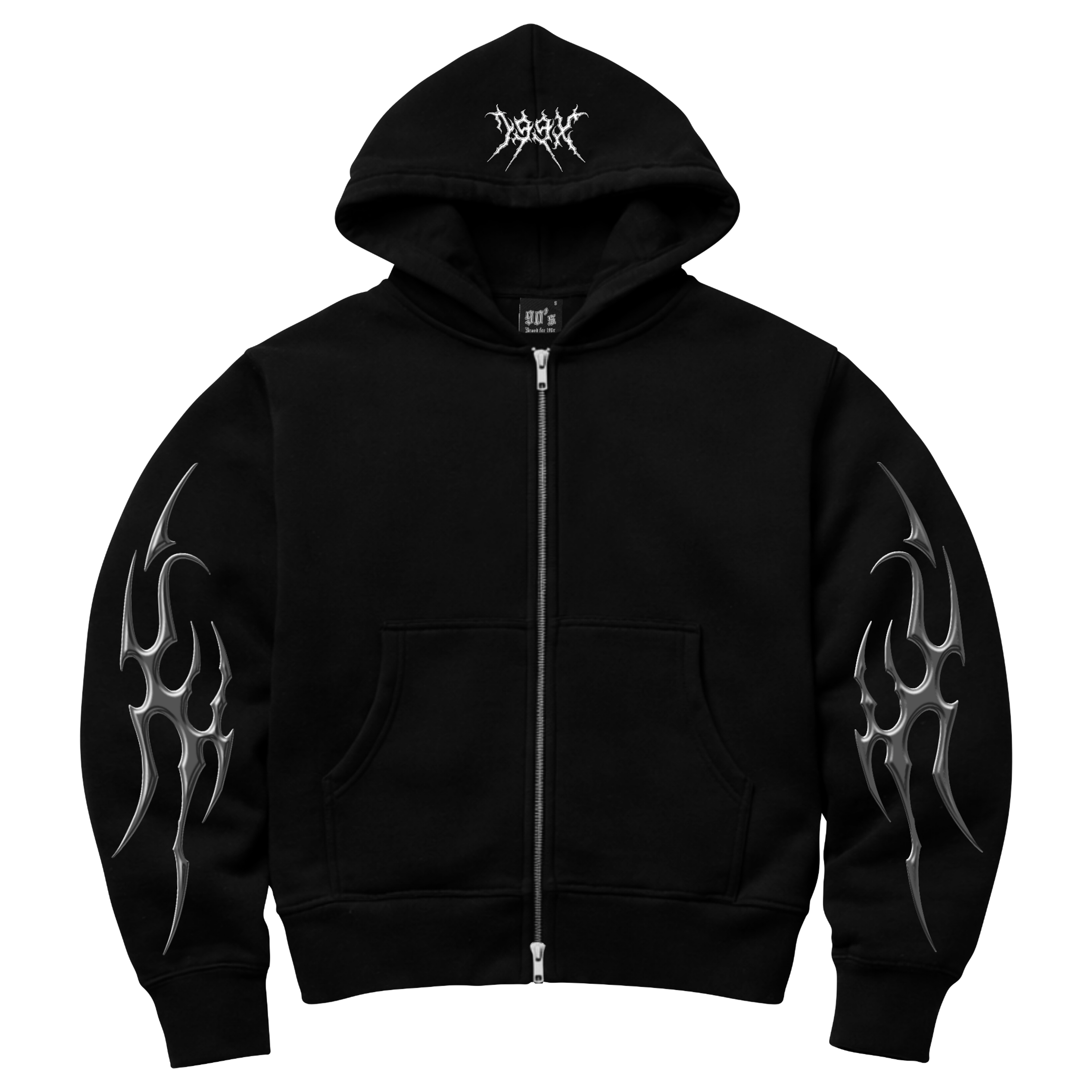 'DEATH METAL' WING HOODIE