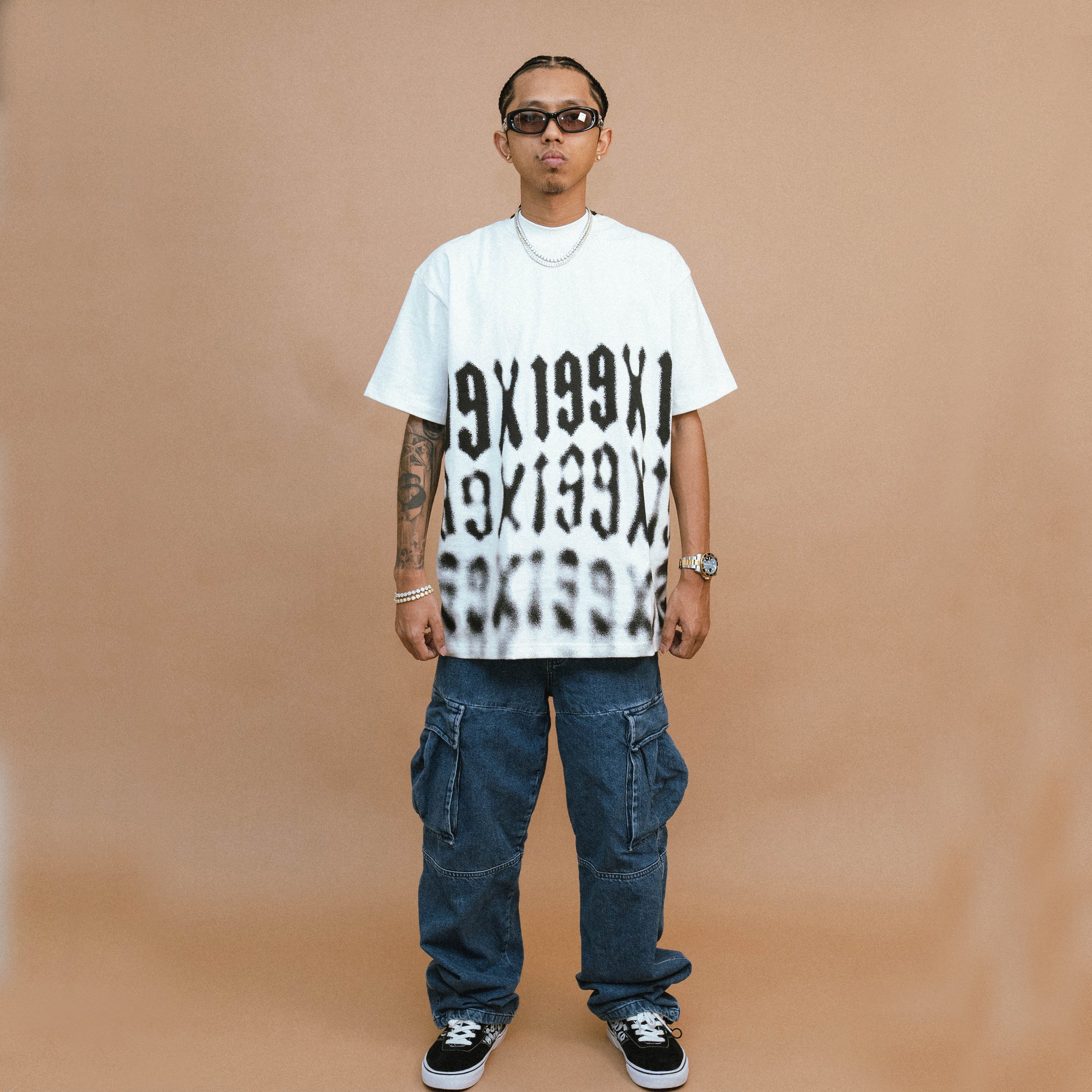 AIRBRUSH Shirt ( WHITE )