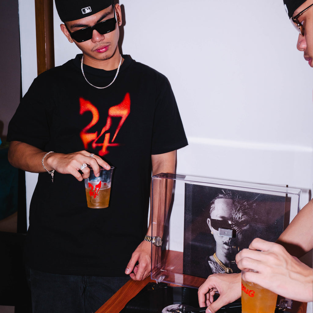 '247' Flow G Album shirt ( BLACK )