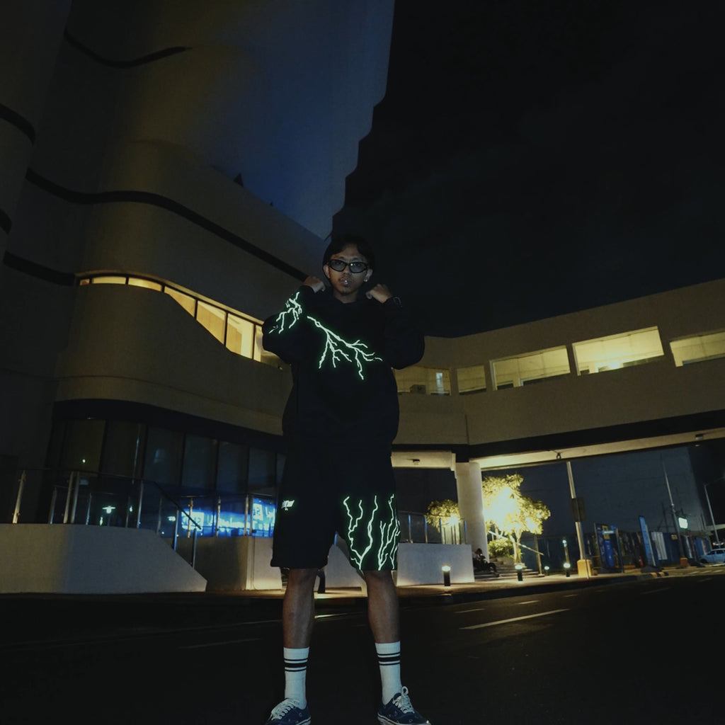 LIGHTNING REFLECTORIZED HOODIE ( NO SIZE CHARTS, NO PRICE AND DESCRIPTION )