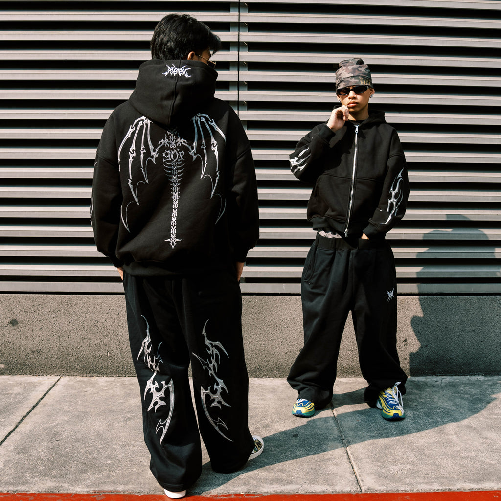 'DEATH METAL' WING HOODIE