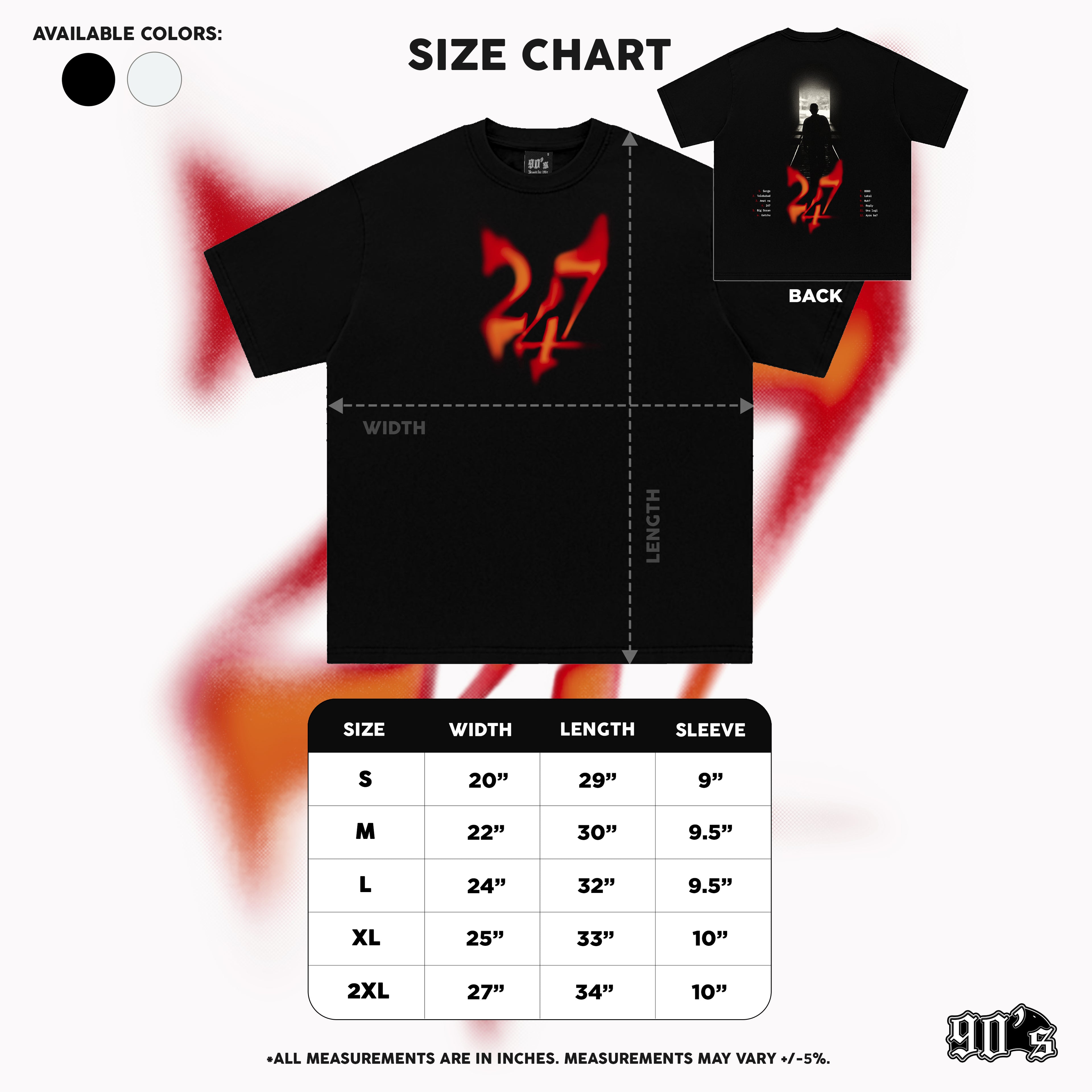 '247' Flow G Album shirt ( WHITE )