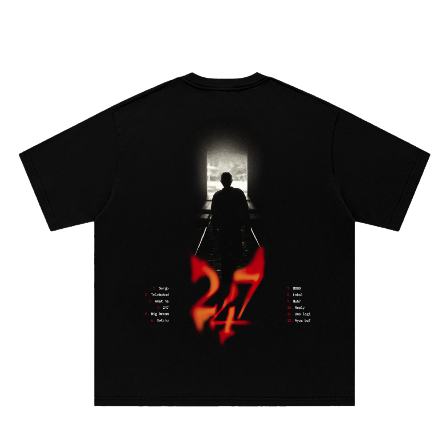 '247' Flow G Album shirt ( BLACK )