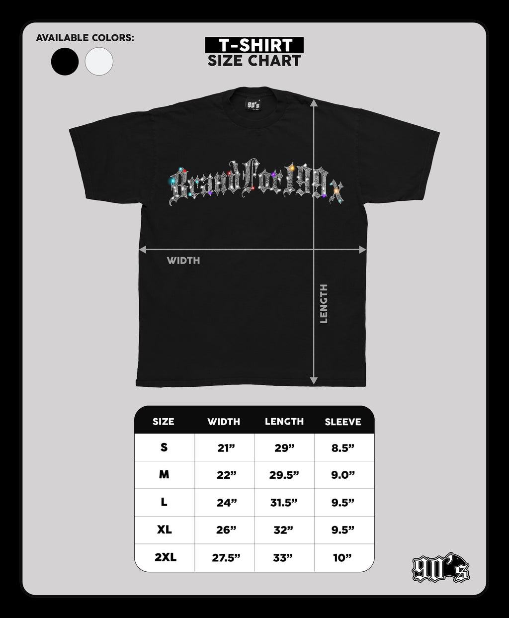 T-Shirt GEM Collection (BLACK)